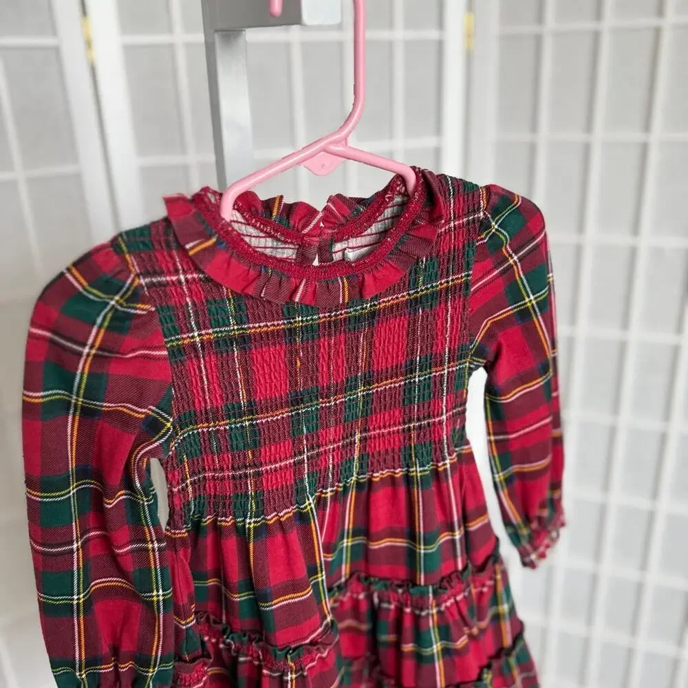Ralph Lauren Smocked Tartan Plaid Dress | 18M